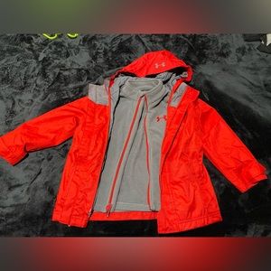 Boys red and grey 2 piece Under Armour Jacket
